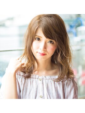 アリン(allin) 大人×ロング×ほつれウェーブ