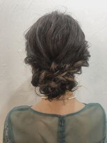 ヘアーアンドメイク ルシア 梅田茶屋町店(hair and make lucia) 大人可愛いルーズシニヨン