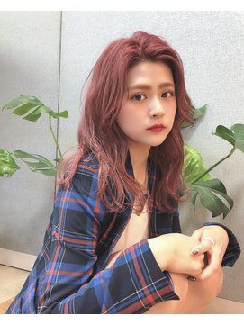 サロンドミルク 溝の口店(salon de MiLK) 透明感があるパールピンクヘア