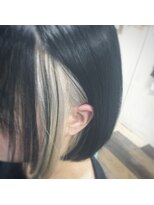 ヘアースペース 練馬店(hair space COCO) イヤリングカラーのホワイト