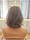 外はねふんわりウエーブボブ☆