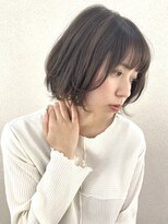 エルサフィロ ヒゴバシ(el zafiro)&nbsp;【エルサフィロ 肥後橋】オリーブブラウン　ボブ