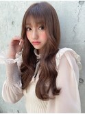 【Lond robin】河野まい 縮毛矯正/ストレート/くすみブルー