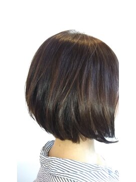 ヘアーアンドスパ ナトゥーラ 新札幌店(Natura) グレイアッシュ☆前下り