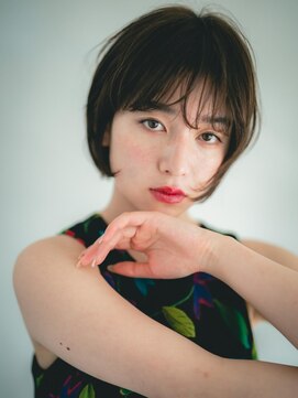 ベンジー 登戸店(benji) 大人カワイイ 小顔 ニュアンスボブ　2
