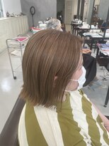 フォルテ 島田店 くすみベージュブラウンカラー