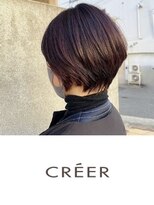 クレール 住吉店(CREER) 春らしくツヤ感のある美髪カラー「ラベンダーローズ」