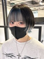 アルバム 池袋(ALBUM) インナーウルフ_ショコラアッシュヘルシースタイル_ba440271