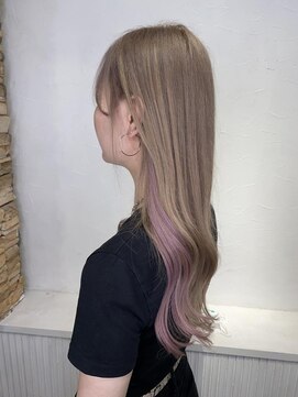 アンク クロス 池袋北口店(ANKHCROSS) エクステでインナーピンク