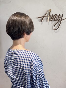 エニィ 池袋西口(Any) 前髪/マチルダボブ/ピンクベージュ/インナーグレージュ