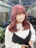 イヴ 原宿(I've)&nbsp;韓国風くびれ巻き×ピンクカラー 【原宿/i've】tomoya