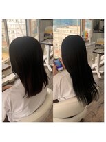 クラン ヘアーアンドスタジオ(CLAN hair & studio)&nbsp;ハイトーンエクステブリーチインナーミルクティーベージュ