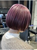 #ブリーチ#ピンク#ボブ
