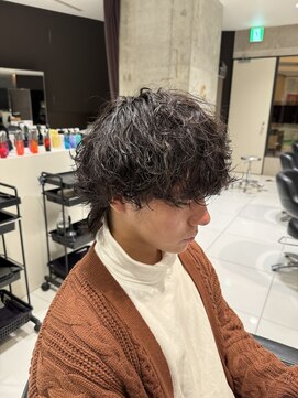 アヴァンスクロス あべのルシアス店(AVANCE. CROSS) ウルフマッシュ×波巻きパーマ