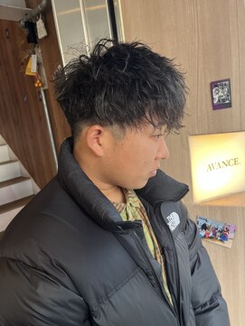アヴァンス 天王寺店(AVANCE.) 【メンズ特化】刈り上げ×ソフトツイスト×マッシュ
