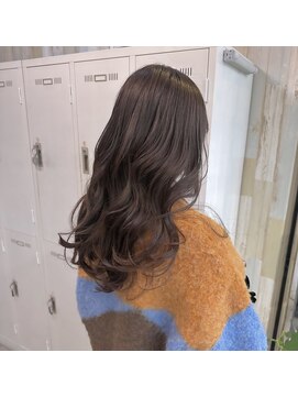 ディジョン(Dijon) 韓国顔まわりレイヤーカットグレージュオリーブベージュブラウン