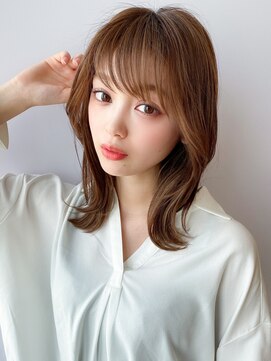 シルクレイ 高田馬場(Silk-lei) ♪大人可愛いくびれヘアミディアムレイヤー20代30代40代高田馬場