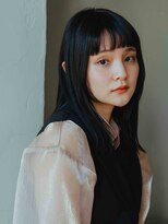 アマリス(Amaris)&nbsp;ナチュラルワンレン風ロングスタイル20代/30代/40代/庭瀬