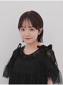 ボブヘア/レイヤーカット/ウェットヘア/オリーブベージュ/表参道