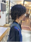 ショートウルフパーマ