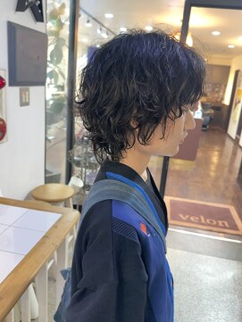 ヘアアンドスペース ベロン(hair&space velon) ショートウルフパーマ