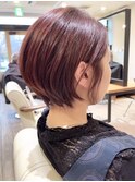 【 Ｉ. 】30代からの襟足すっきり前下がりショートボブ　川口