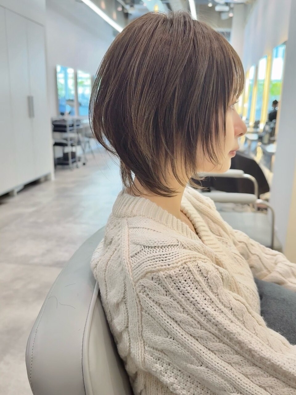 ウルフ No stylingでもくびれがきれいなウルフカット ウルフ：L235425168