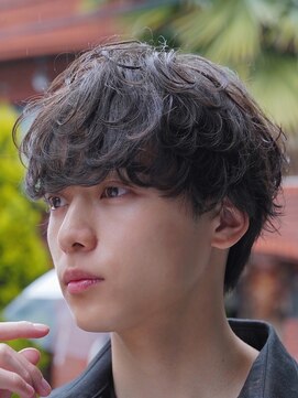 フィフスパーク(fifth PARK) 渋谷シャドウパーマメンズ波巻きパーマ韓国メンズマッシュウルフ