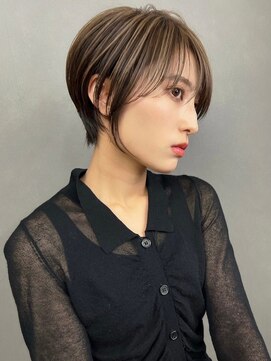 ラベル 渋谷(LAVEL) 大人ショートヘア/ハイライトカラー/イルミナカラー[渋谷]