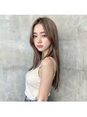 #クリアベージュ　#艶カラー　#ハイライトカラーイメチェン美髪