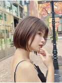 ボブ 20代30代40代ヘア 切りっぱなし 三ノ宮
