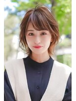 ギークス(GEEKS)&nbsp;【GEEKS渋谷】伸ばしかけ/ミディアムレイヤー/ベージュ/夏カラー