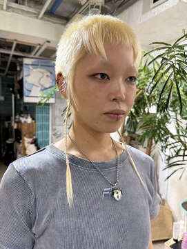 ロア インターナショナル 新宿店(LoA International) Balayage / ombre / long layer/ curtain bangs / Engdlish