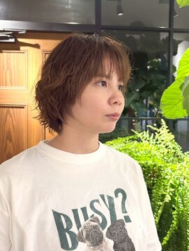 ラーサ(LaHzA) 大人ボブ大人ショートボブ切りっぱなしボブ前髪あり前下がりボブ