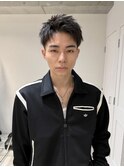 フェザーパーマ/サーフカール/刈り上げセンターパート