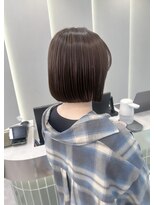 ロンドリゼル 札幌(Lond RiseL) オリーブグレー/前髪/ボブ/マロンベージュ/レイヤーカット/小顔