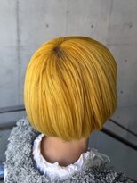 トエ(toe)&nbsp;ブリーチ2回必須のマスタードイエロー