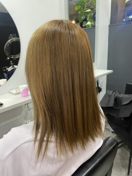 縮毛矯正履歴でもハイトーンカラー