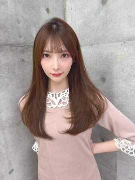 ロンドメリア 天神大名店(Lond Melia) イメチェンヘアスタイル小顔に見せるヘアココアベージュ