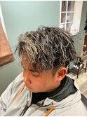 MEN’S HAIR/サーフカール/刈り上げセンターパート/<理容室>