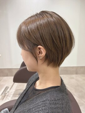 シュク 高円寺(SYUK) ダブルカラー/シナモンベージュ/ショートボブ【青木】SYUK高円寺