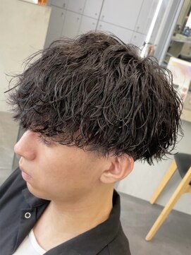 フィフス 渋谷(fifth) 渋谷波巻きツイストスパイラルシャドウルーズパーマツーブロック