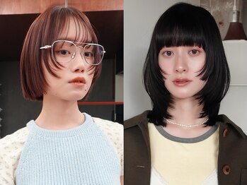 マイル 渋谷(mile)の写真/8種の美容ケア成分を配合*自然な質感に圧倒的ダメージレスな艶髪に 渋谷/渋谷駅/ボブ/レイヤーカット/前髪