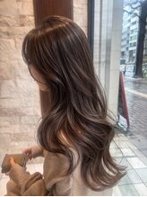 グランツヘアデザイン 四谷(GRANZ hair design)&nbsp;ブリーチなしの艶ベージュ