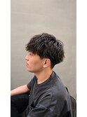 マッシュ×ツイストスパイラルパーマ