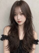 ベル 新宿(Belle)&nbsp;韓国風レイヤーカット/シースルーバング/ミルクティーベージュ