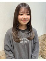グレースバイハピネス(grace by happiness)&nbsp;ミルクブラウンレイヤーカット7.8