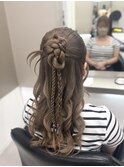 カチモリハーフアップ◎