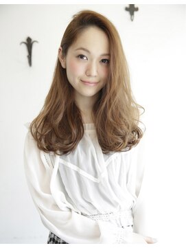 アフロート ギンザ(AFLOAT GINZA) ほつれウェーブ の大人可愛いベビーロング