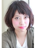 ショートバング/眉上バング/オン眉/大人ガーリー/20代30代40代